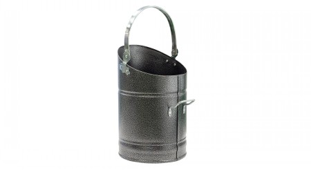 Fireside Accessory Bucket Pewter Medium